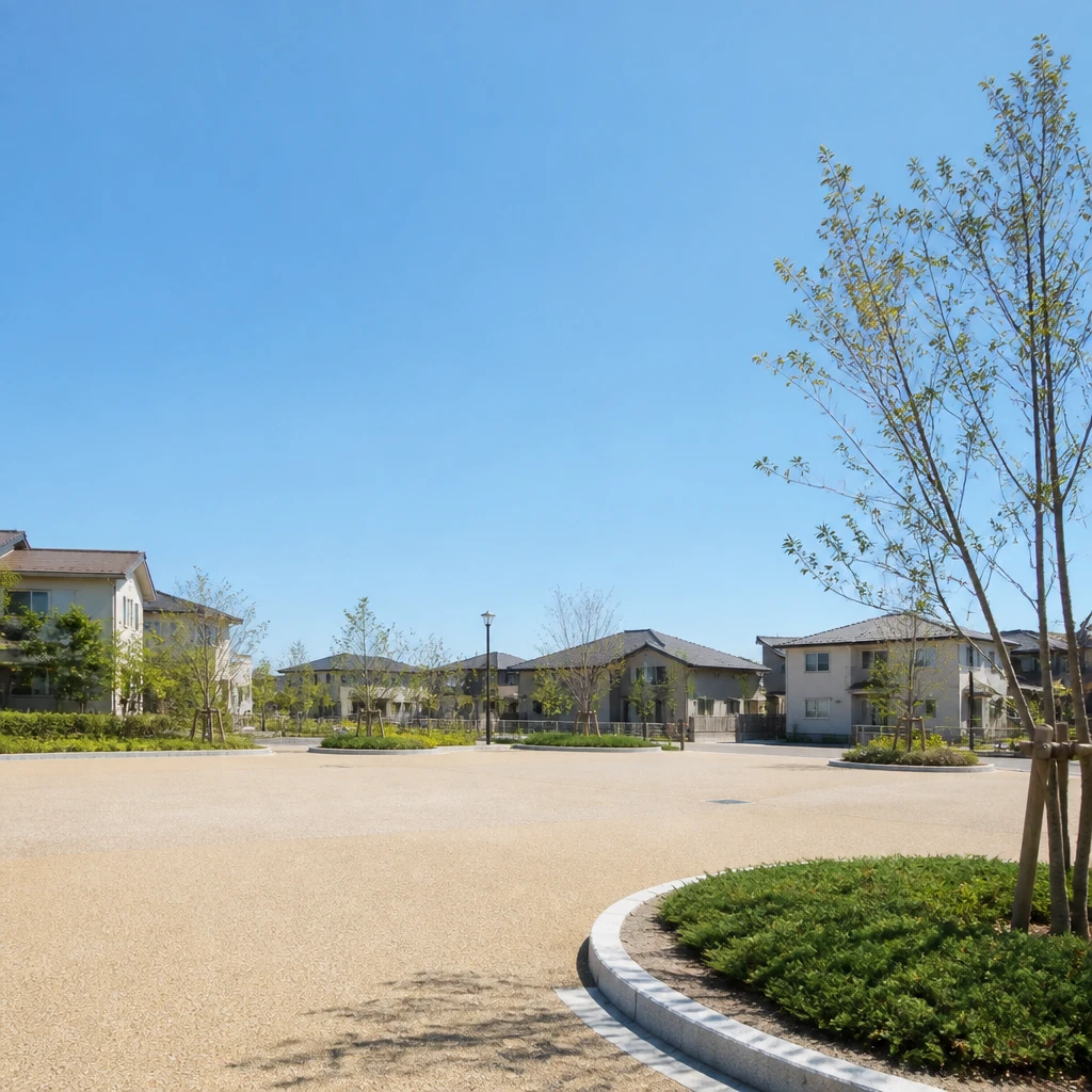 さいたま市北区の住宅地にある更地